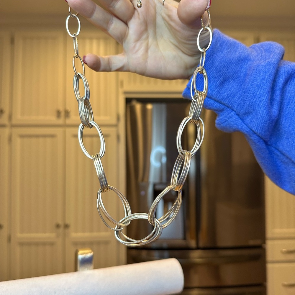 Gold Chain Link Necklace